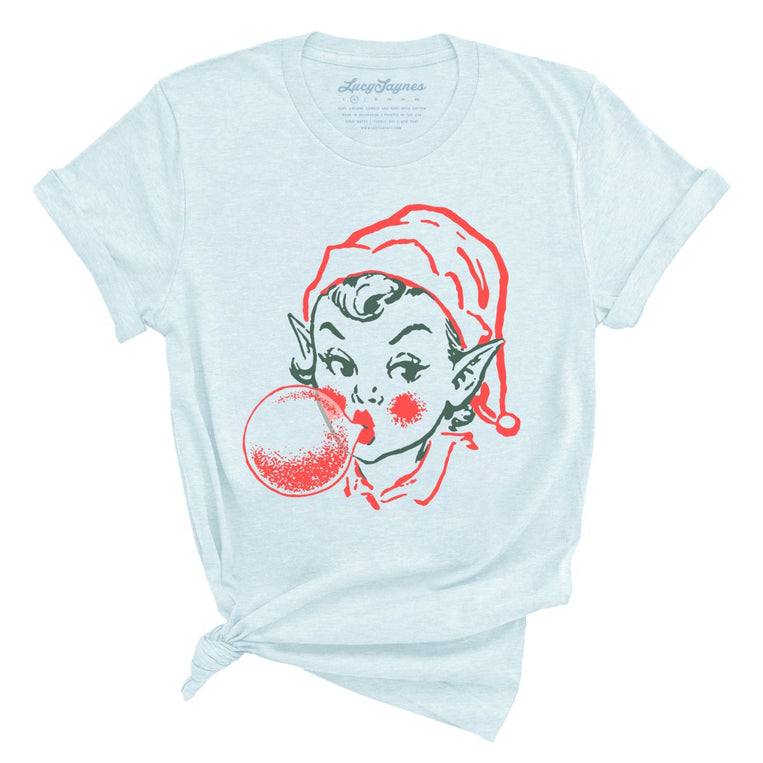 Elf Bubblegum - Heather Ice Blue - Unisex T-Shirt