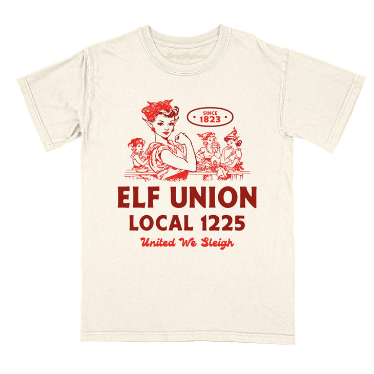 Elf Union Local 1225 Comfort Colors Tee