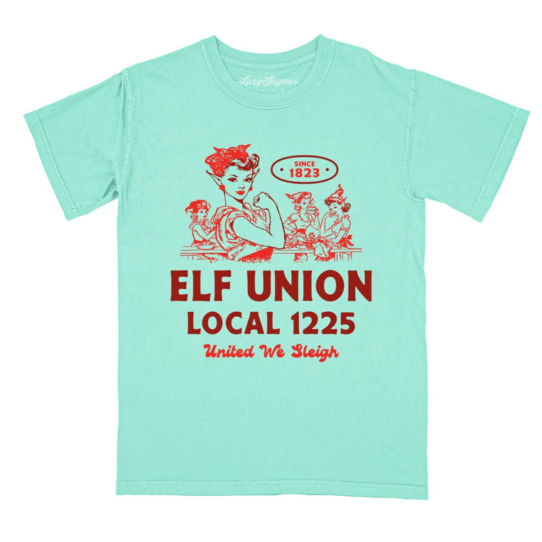 Elf Union Local 1225 - Island Reef - Comfort Colors Tee