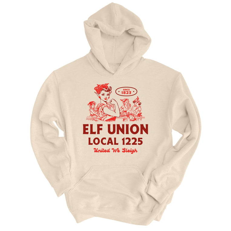 Elf Union Local 1225 - Sand - Unisex Hoodie