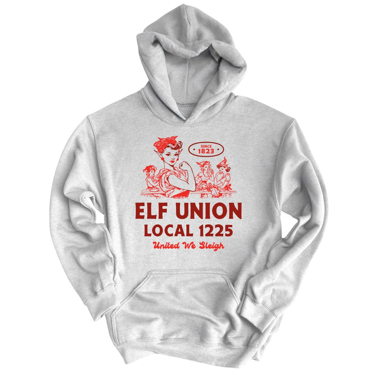 Elf Union Local 1225 - Ash - Unisex Hoodie