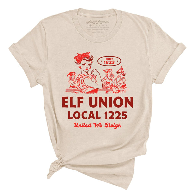 Elf Union Local 1225 - Soft Cream - Unisex T-Shirt