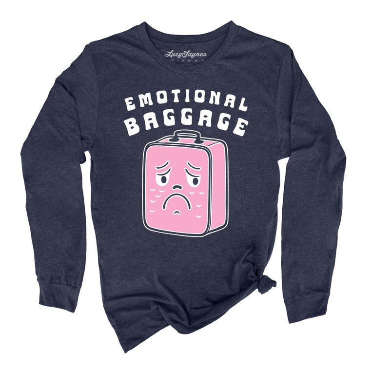 Emotional Baggage - Heather Navy - Front