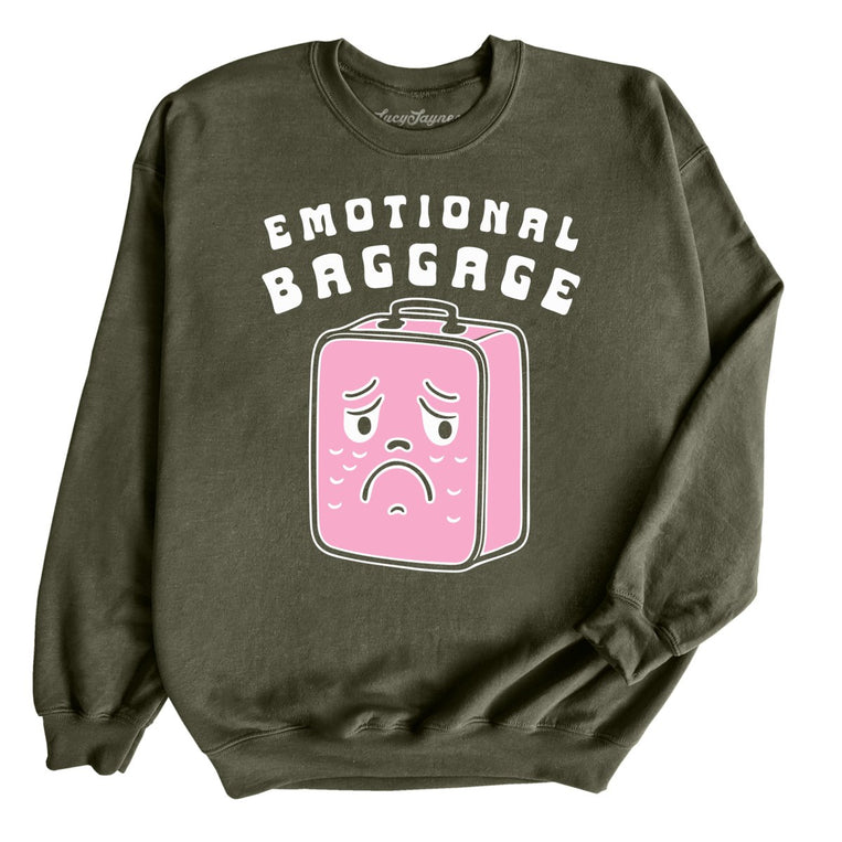 Emotional Baggage - Military Green - Front