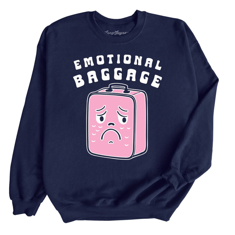 Emotional Baggage - Navy - Front