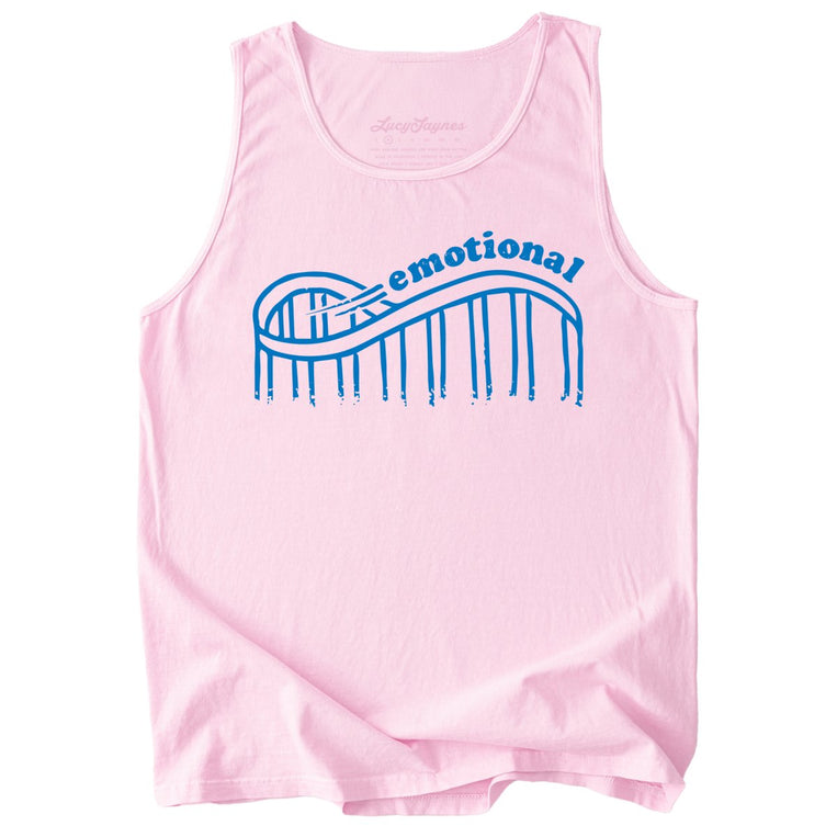 Emotional Roller Coaster Comfort Colors Graphic Tank Top - Blossom