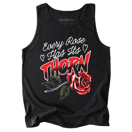 Every Rose Has It's Thorn Comfort Colors Tank Top