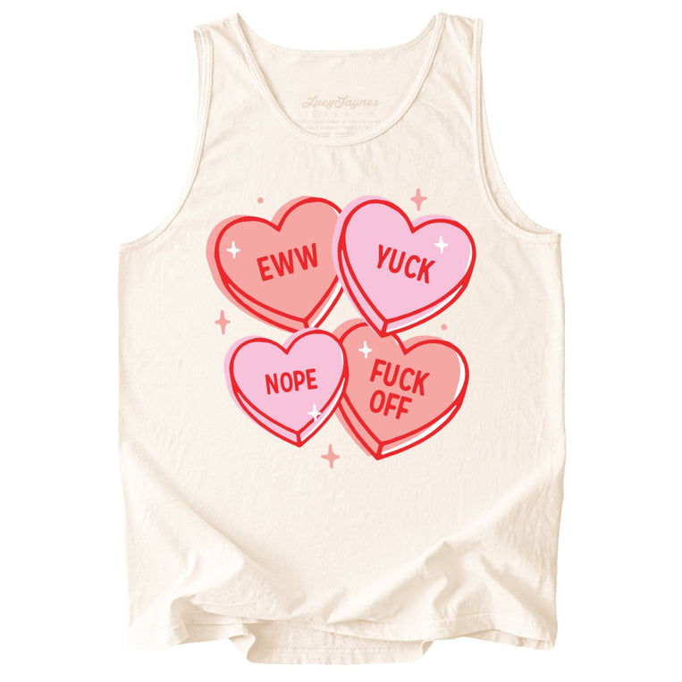 Eww Yuck Nope Comfort Colors Graphic Tank Top - Ivory
