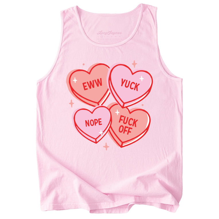 Eww Yuck Nope Comfort Colors Graphic Tank Top - Blossom