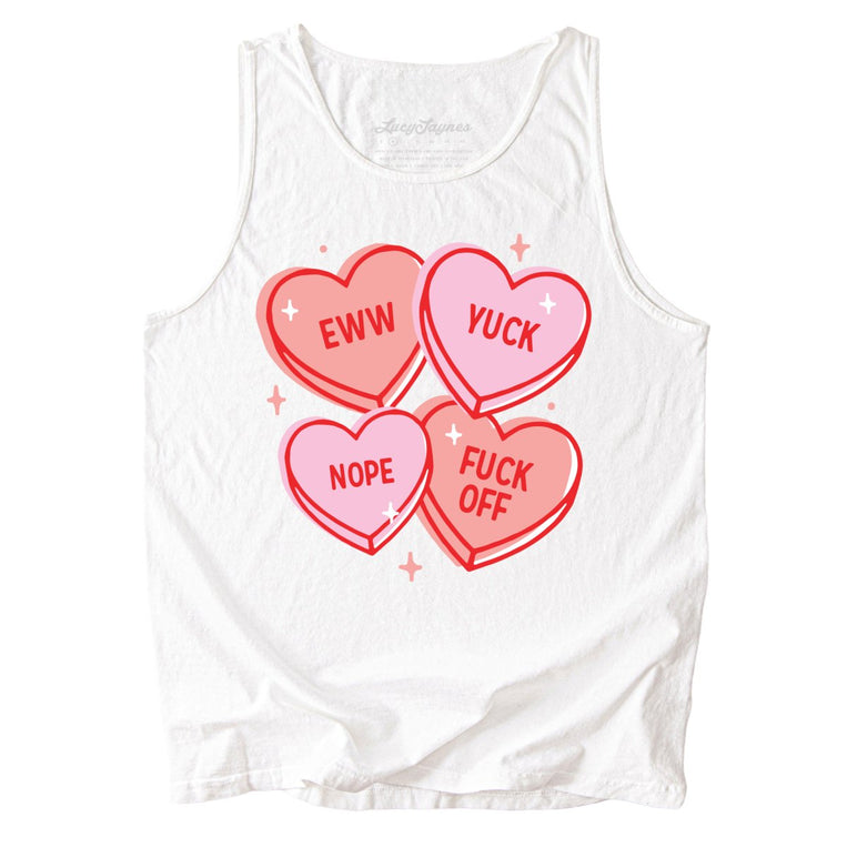Eww Yuck Nope Comfort Colors Graphic Tank Top - White