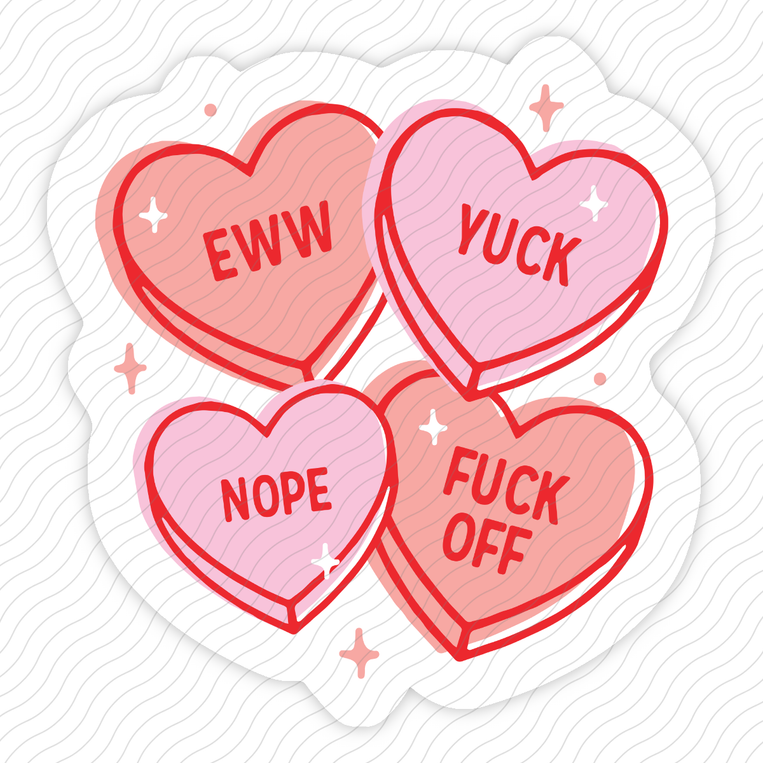 Eww Yuck Nope - Sticker
