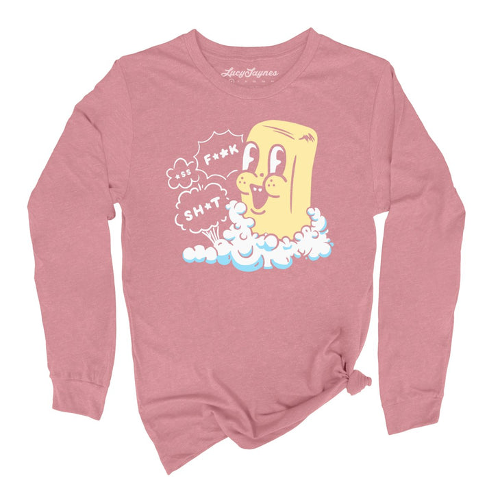 Excited Soap Bar Long Sleeve Tee