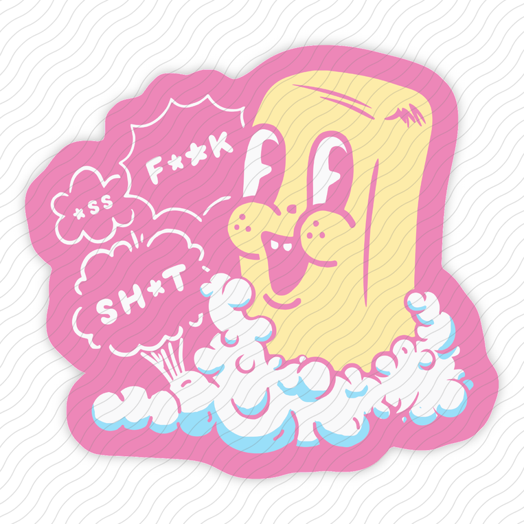 Excited Soap Bar - Sticker