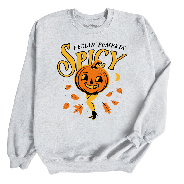 Feelin' Pumpkin Spicy - Ash - Full Front