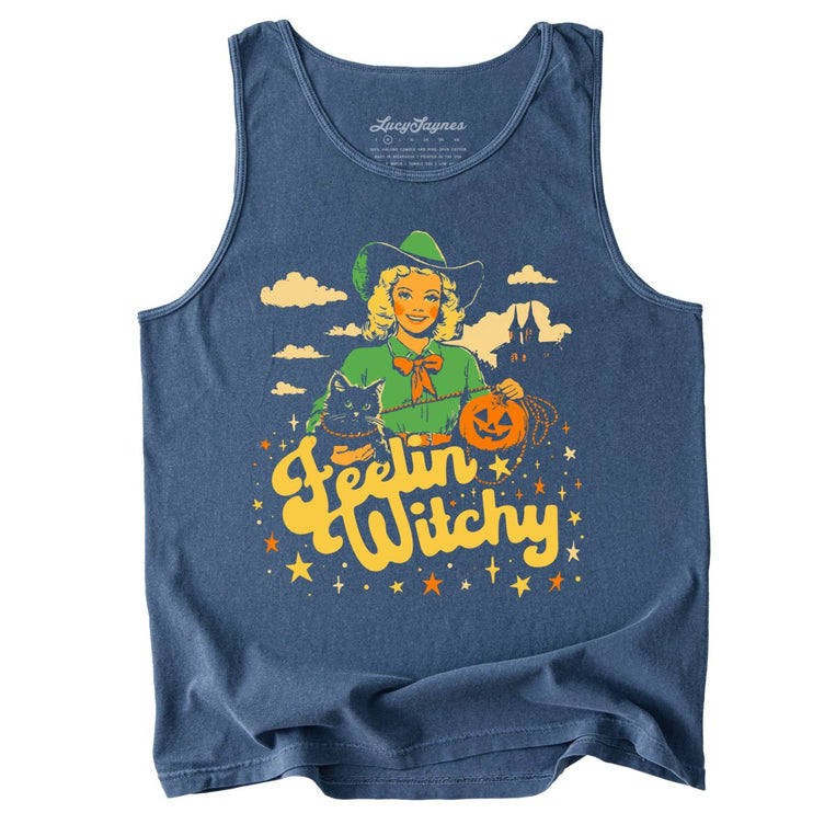 Feelin' Witchy Comfort Colors Graphic Tank Top