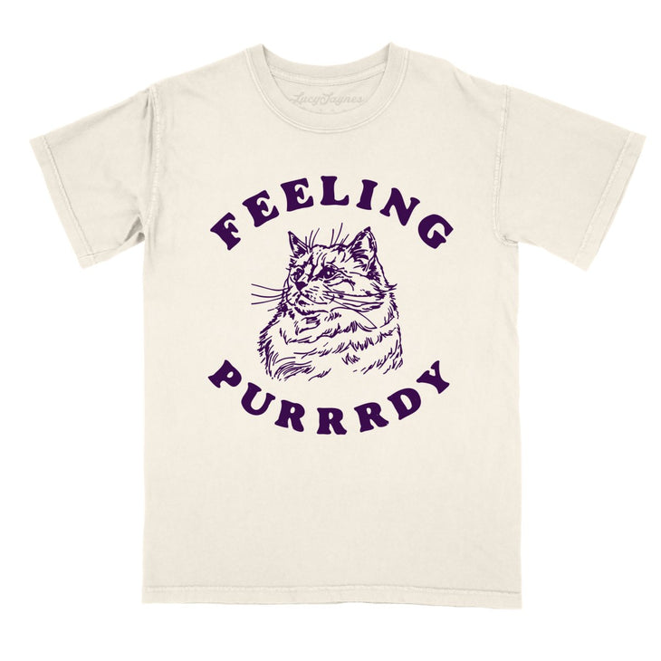 Feeling Purrrdy Comfort Colors Tee