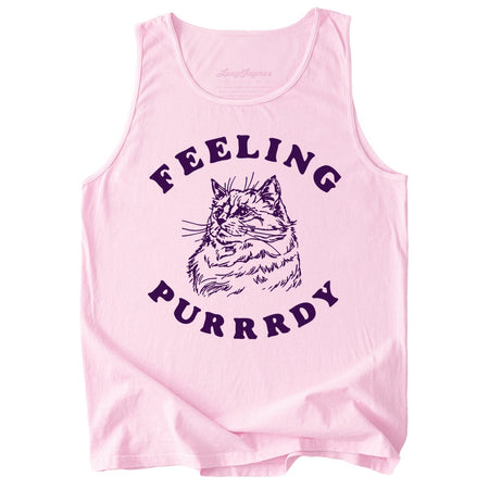 Feeling Purrrdy Comfort Colors Tank Top
