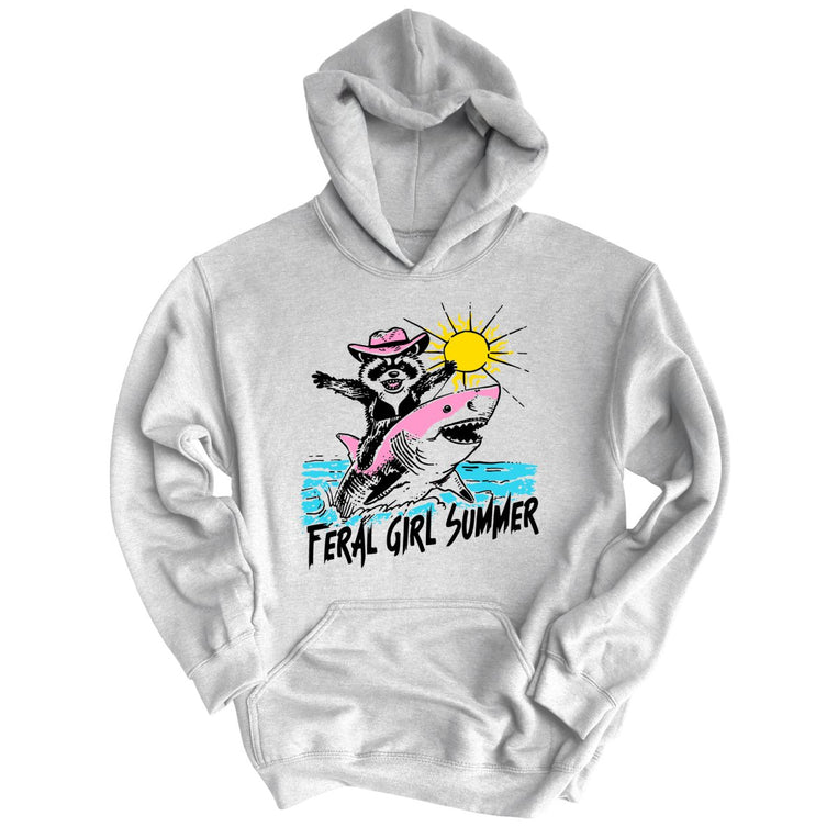 Feral Girl Summer - Grey Heather - Full Front