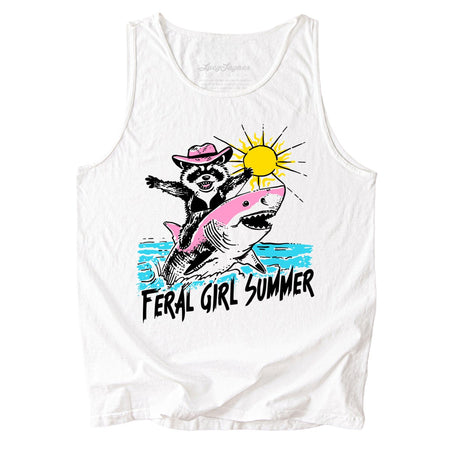 Feral Girl Summer Comfort Colors Tank Top