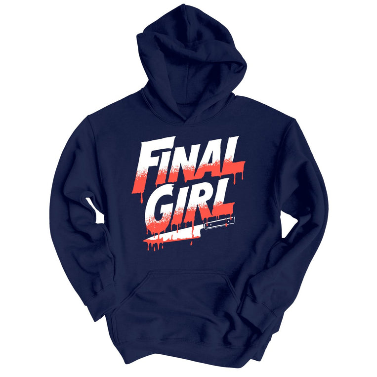 Final Girl - Navy - Unisex Hoodie