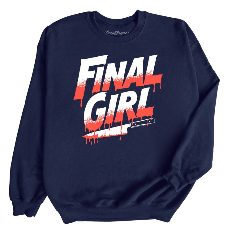 Final Girl - Navy - Unisex Sweatshirt