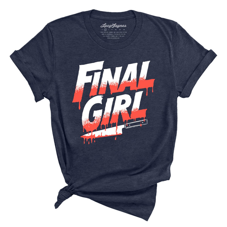Final Girl - Heather Midnight Navy - Unisex T-Shirt