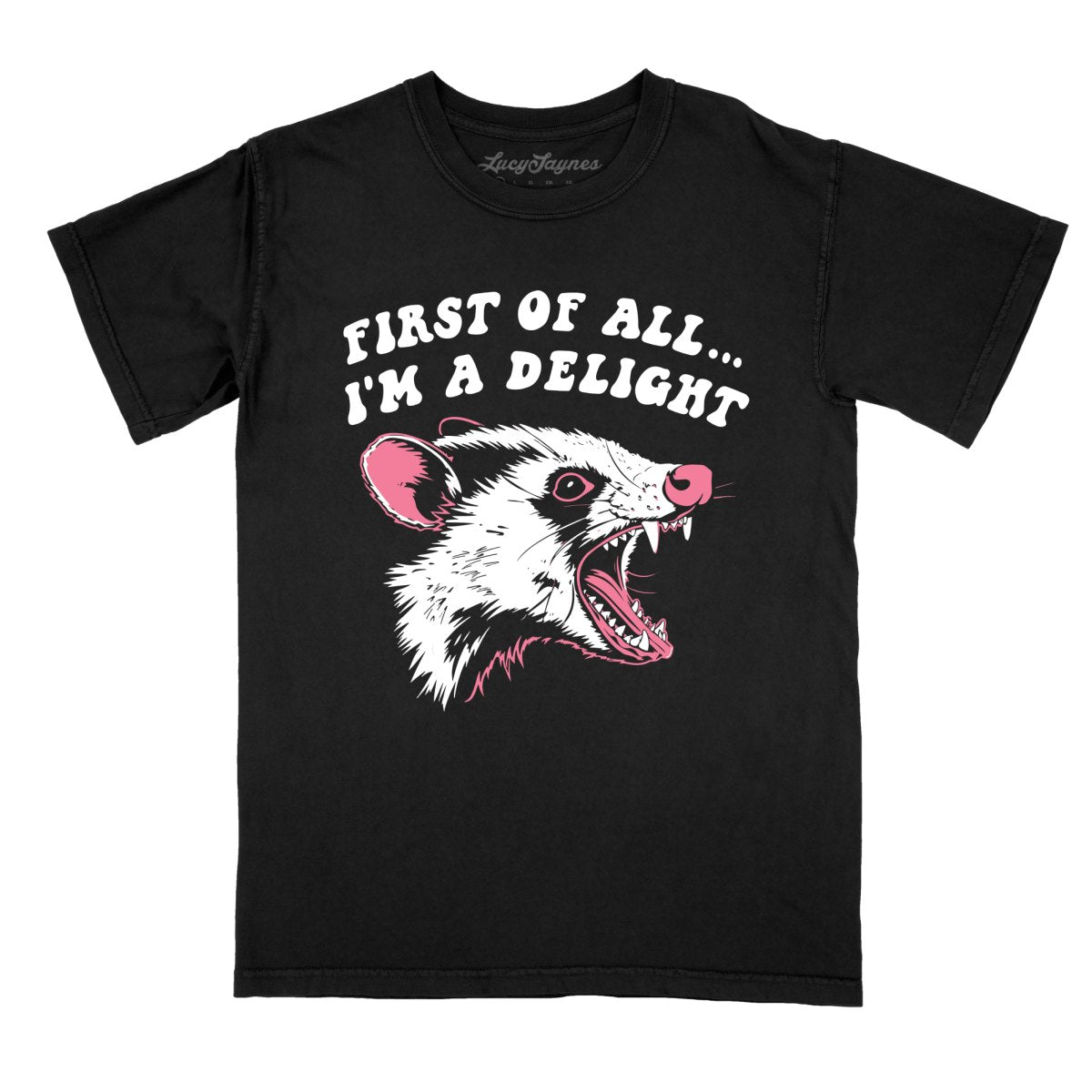 First Of All I'm A Delight Comfort Colors Tee | Lucy Jaynes