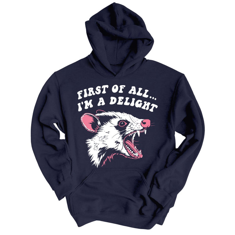 First Of All I'm A Delight - Classic Navy - Full Front