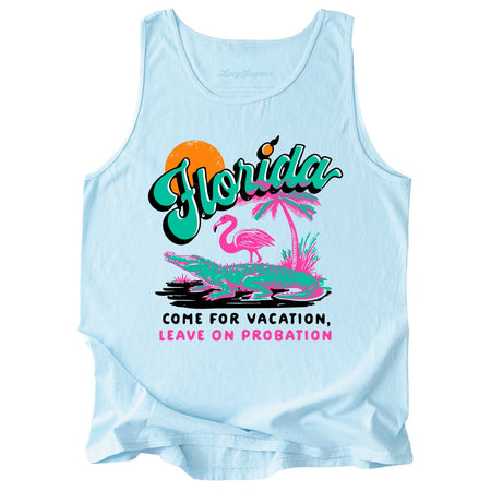 Florida Come For Vacation Comfort Colors Tank Top