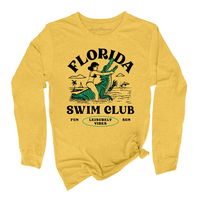 Florida Swim Club - Heather Yellow Gold - Full Front