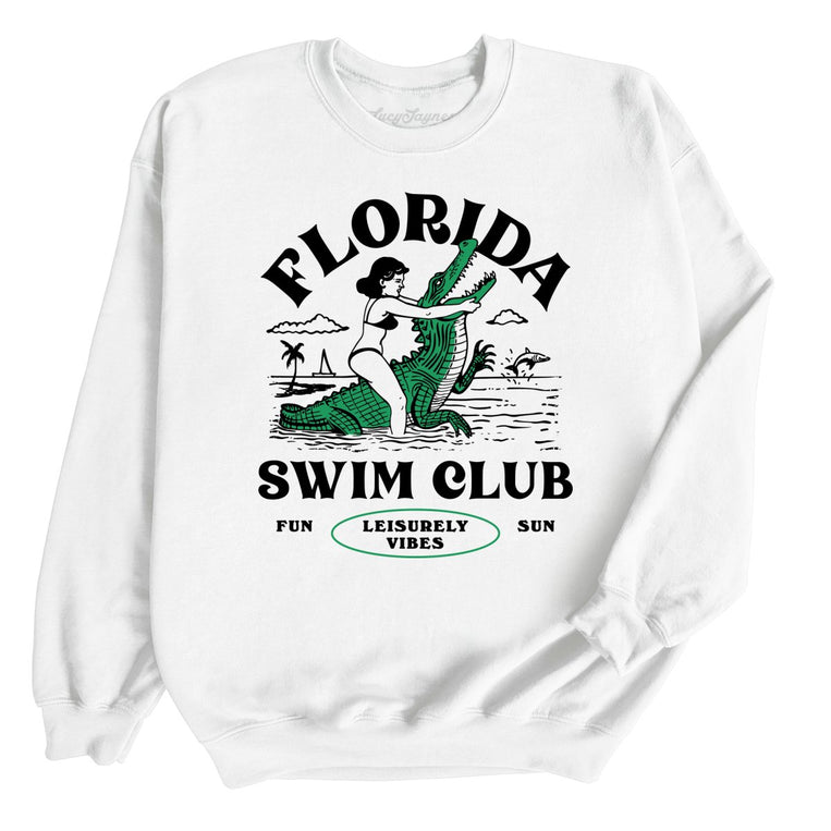 Florida Swim Club - White - Full Front