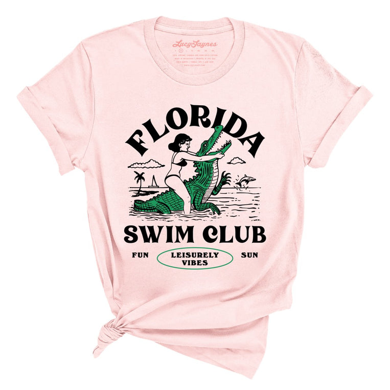 Florida Swim Club - Soft Pink - Full Front