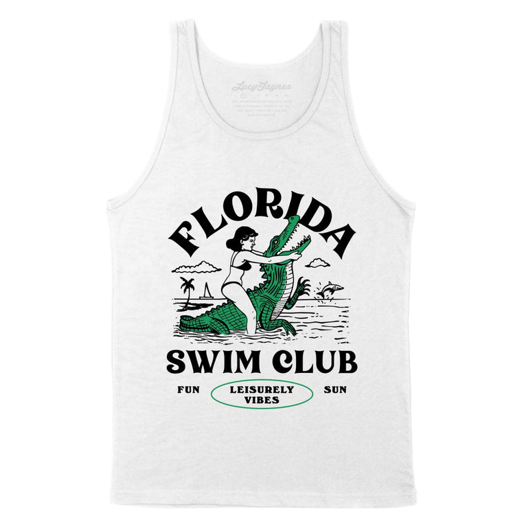 Florida Swim Club - White - Full Front