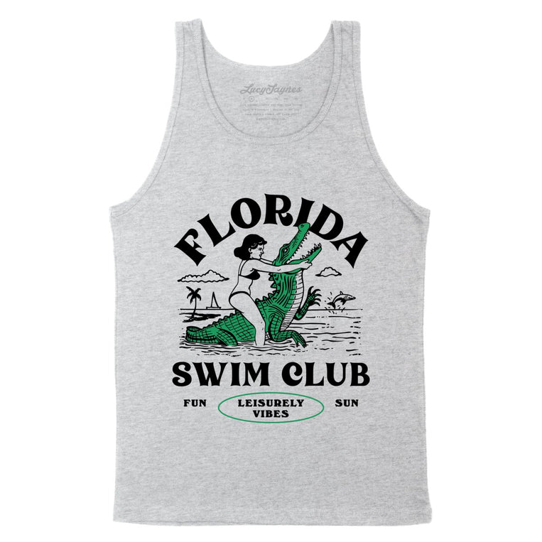 Florida Swim Club - Athletic Heather - Unisex Tank Top