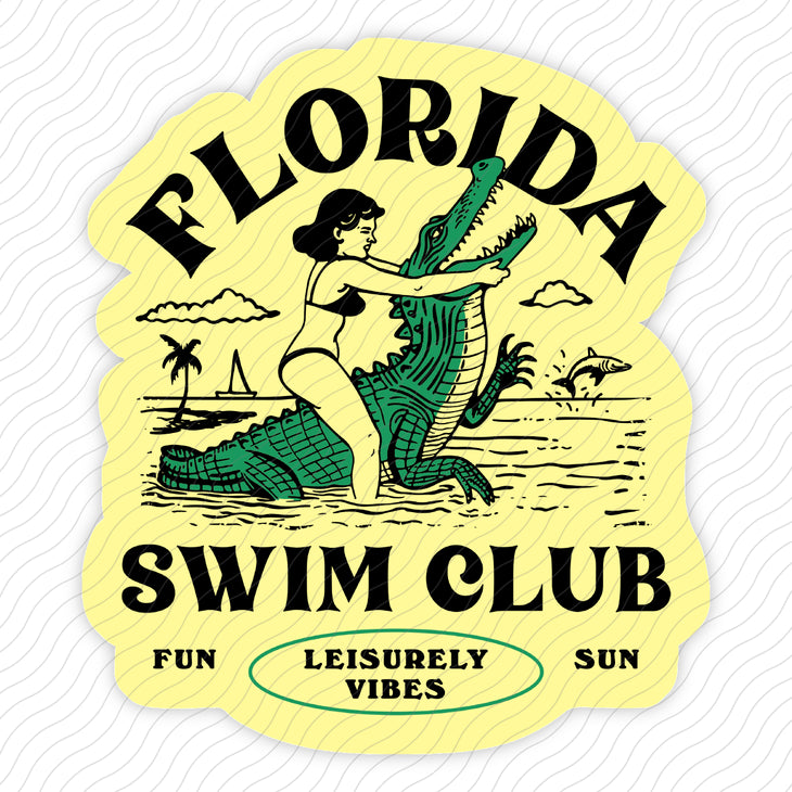 Florida Swim Club Sticker