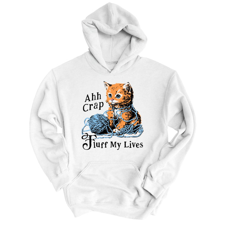 Fluff My Lives - White - Unisex Hoodie