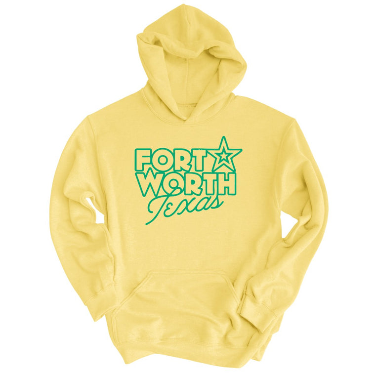 Fort Worth Texas - Light Yellow - Full Front