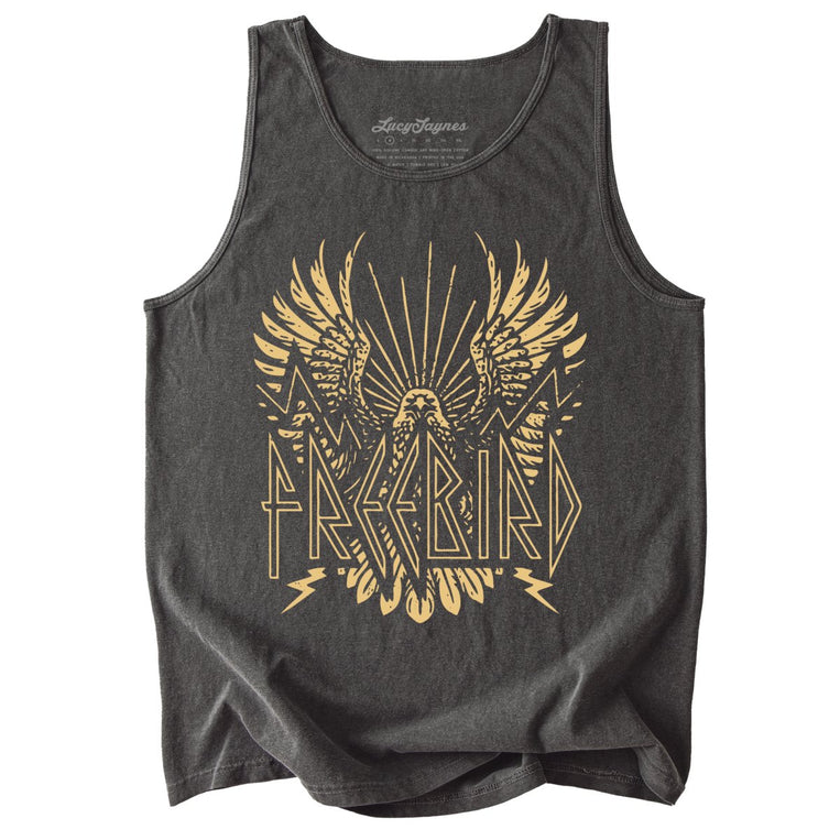 Freebird Comfort Colors Graphic Tank Top - Pepper