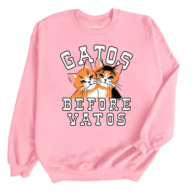 Gatos Before Vatos - Light Pink - Full Front
