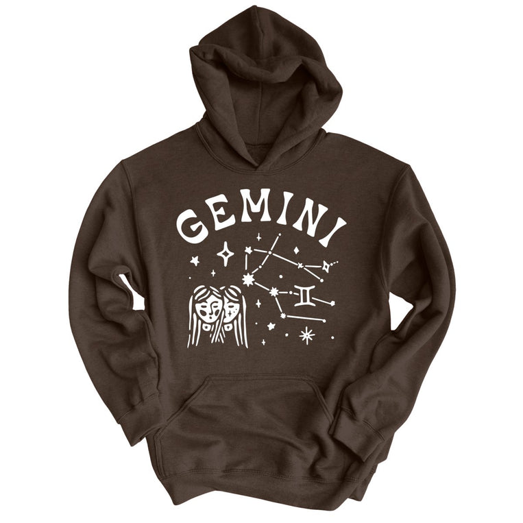 Gemini Graphic Hoodie - Dark Chocolate