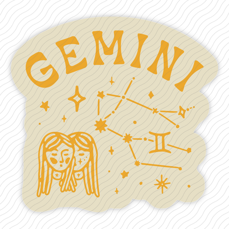 Gemini Sticker