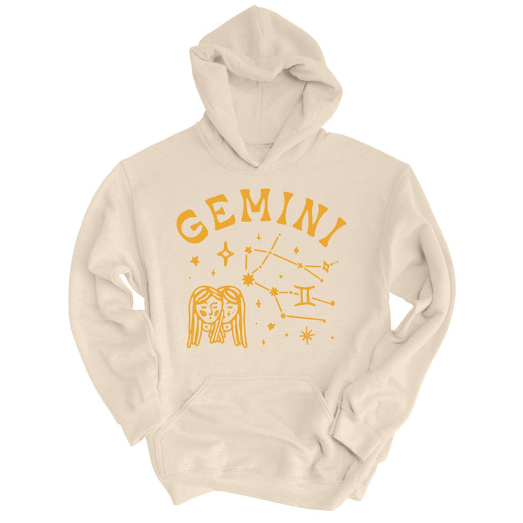 Gemini Graphic Hoodie - Sand