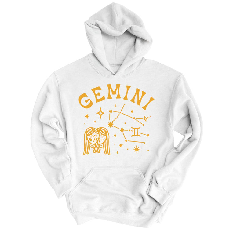 Gemini Graphic Hoodie - White
