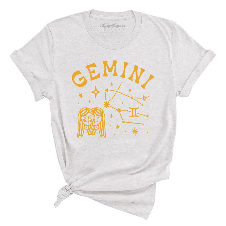Gemini - Ash - Unisex T-Shirt