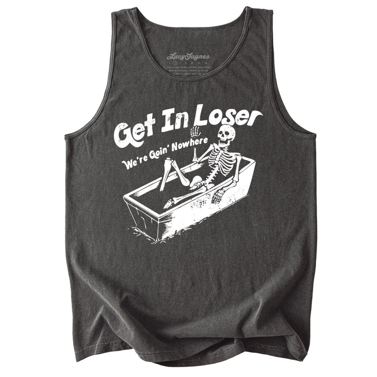 Get in Loser Comfort Colors Graphic Tank Top - Pepper