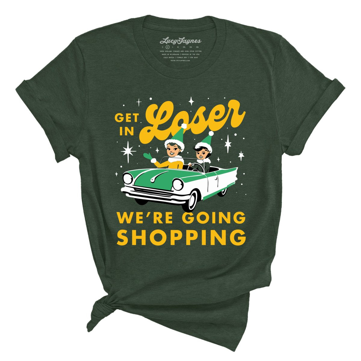 Get In Loser We're Going Shopping Tee – Lucy Jaynes