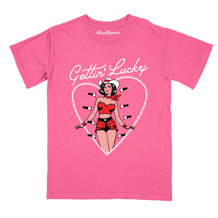 Gettin' Lucky - Crunchberry - Comfort Colors Tee