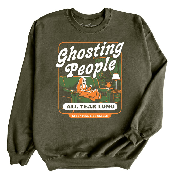 Ghosting People - Military Green - Full Front