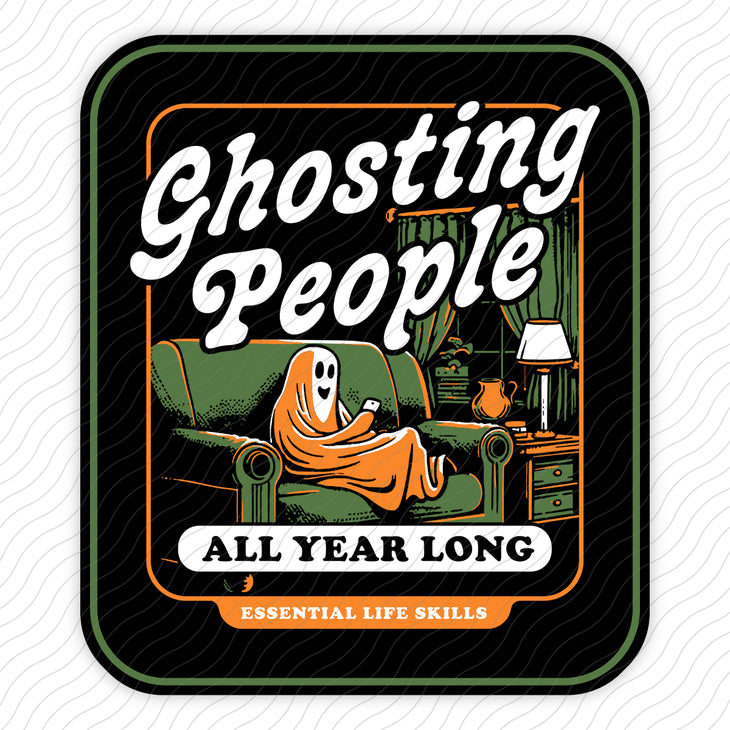 Ghosting People Sticker