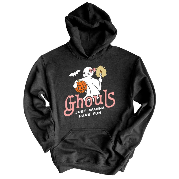 Ghouls Just Wanna Have Fun - Charcoal Heather - Full Front